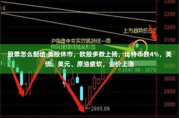 股票怎么配债 美股休市，欧股多数上扬，比特币跌4%，美债、美元、原油疲软，金价上涨