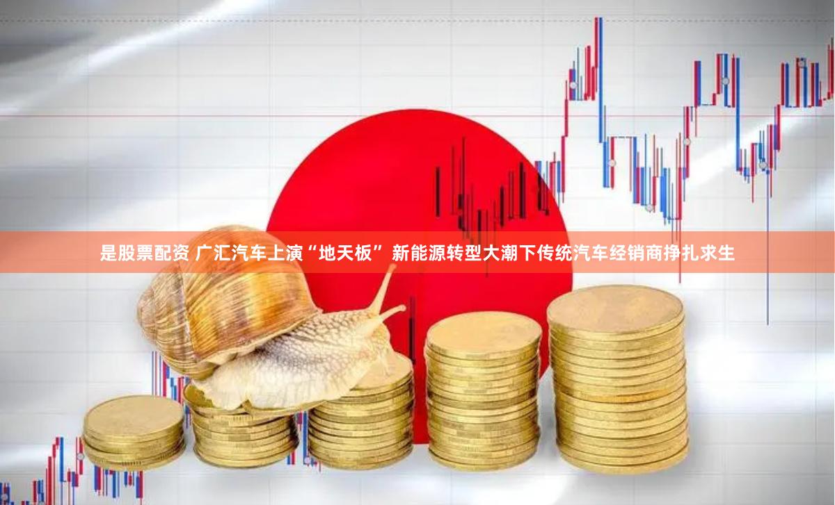 是股票配资 广汇汽车上演“地天板” 新能源转型大潮下传统汽车经销商挣扎求生